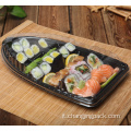 Scomparto in plastica usa e getta Sushi Boat Serving Vay